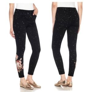 JOE’S JEANS Charlie ROXXANN Flowers Embroidered Ankle Jeans Size 24 NWT